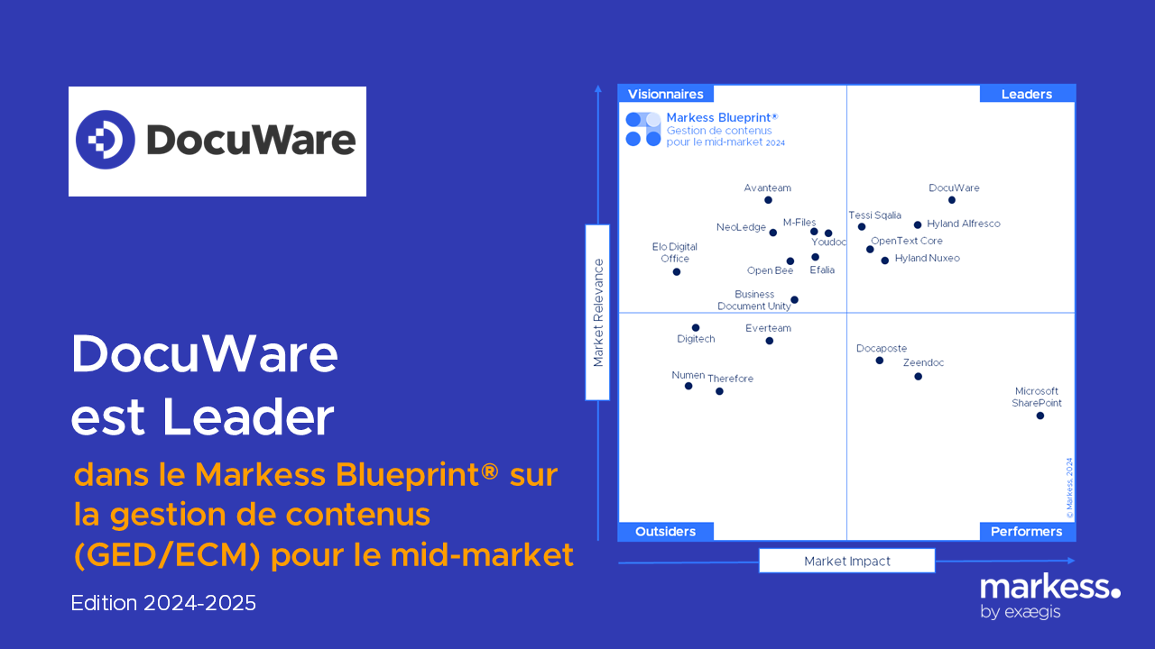 DocuWare leader des solutions GED/ECM sur le mid-market